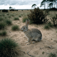 Photograph of a rabbit (Oryctolagus cuniculus)
