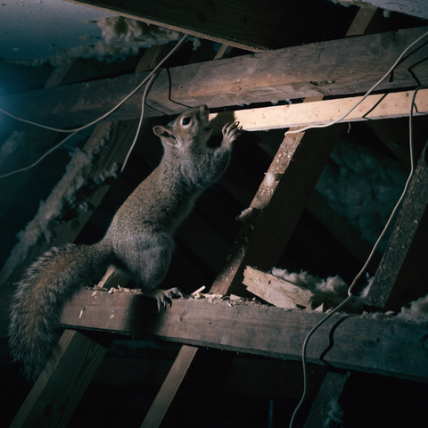 Photograph of a grey squirrel (Sciurus carolinensis)